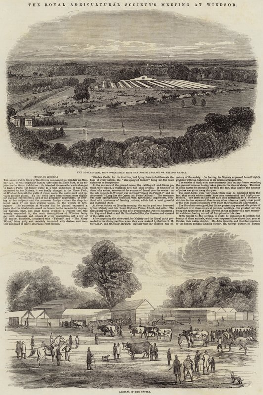 Reunión de la Sociedad Real de Agricultura en Windsor de Harrison William Weir