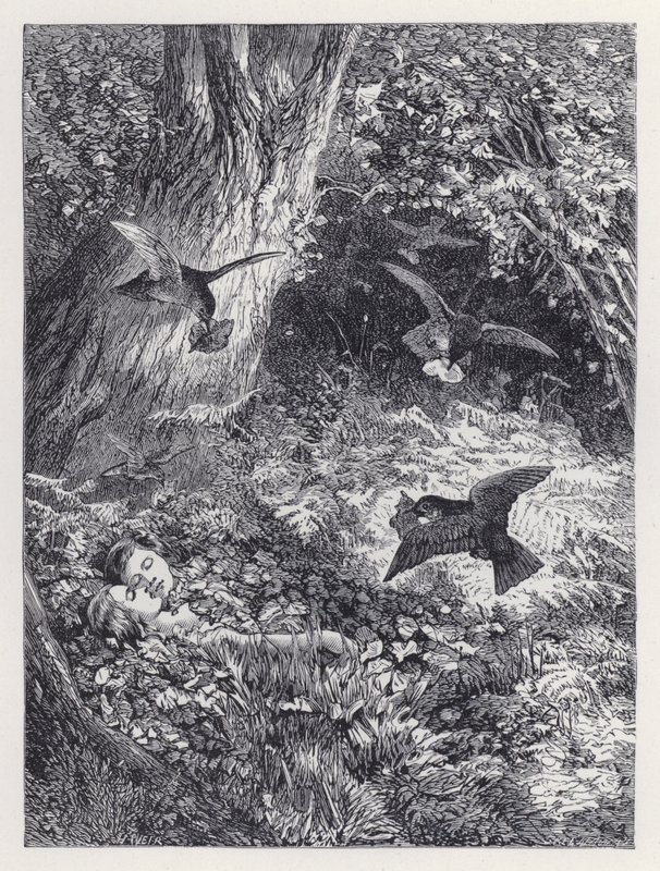 Los niños en el bosque de Harrison William Weir