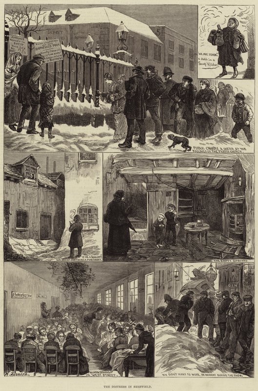 La Angustia en Sheffield de Harry Furniss