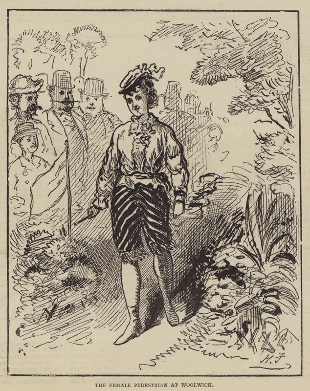 La peatona en Woolwich de Harry Furniss