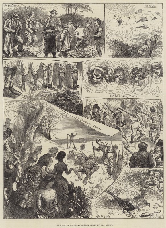 El primero de octubre, disparos aleatorios de Harry Furniss