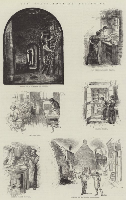 Las alfarerías de Staffordshire de Harry Furniss
