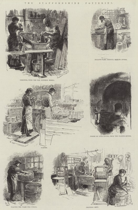 Las Cerámicas de Staffordshire de Harry Furniss