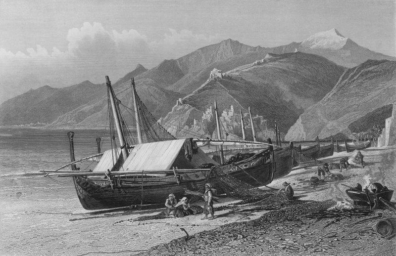 Ventimiglia en la Carretera de la Cornisa de Harry (after) Fenn