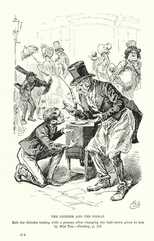 Ilustración para Dombey e hijo de Charles Dickens (litografía) de Harry (after) Furniss