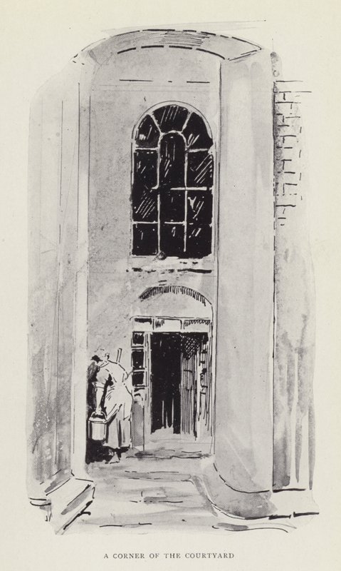 Una esquina del patio de Harry Furniss