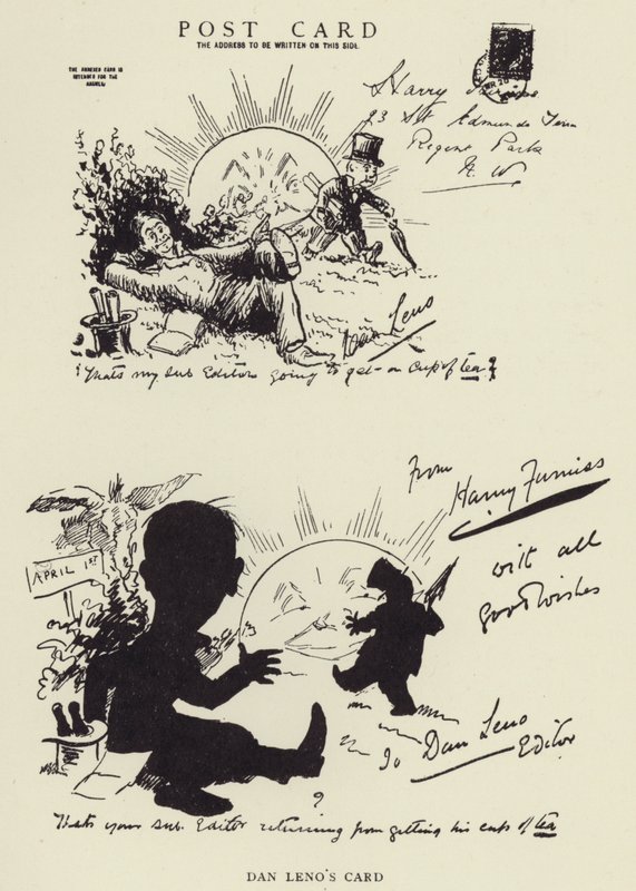 La Tarjeta de Dan Leno de Harry Furniss