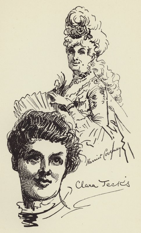 Harriet Coveney y Clara Jecks de Harry Furniss