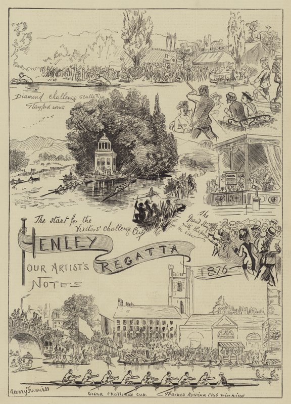 Regata de Henley, 1876 de Harry Furniss
