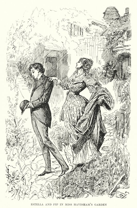 Ilustración de Grandes esperanzas de Charles Dickens de Harry Furniss