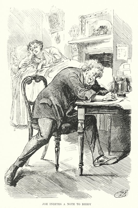 Ilustración para Grandes esperanzas de Charles Dickens de Harry Furniss