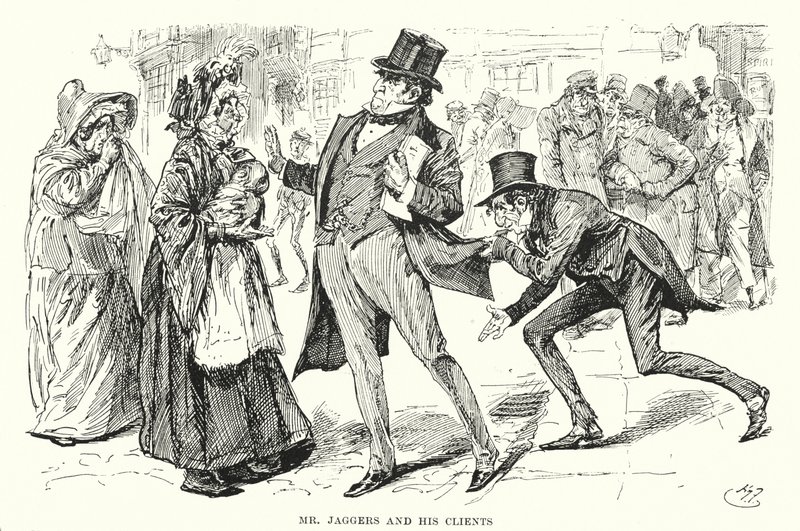 Ilustración para Grandes esperanzas de Charles Dickens de Harry Furniss