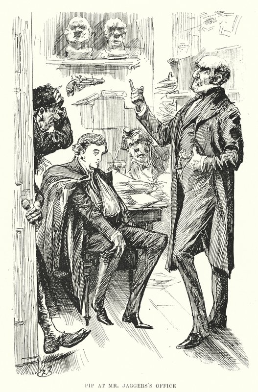 Ilustración para Grandes esperanzas de Charles Dickens de Harry Furniss