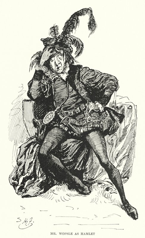 Ilustración de Grandes Esperanzas de Charles Dickens de Harry Furniss