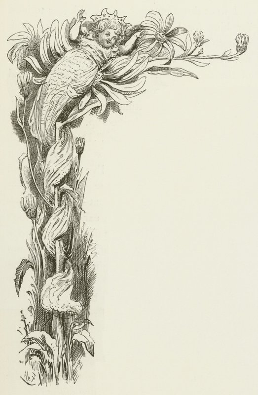 Ilustración para Sylvie y Bruno de Lewis Carroll de Harry Furniss
