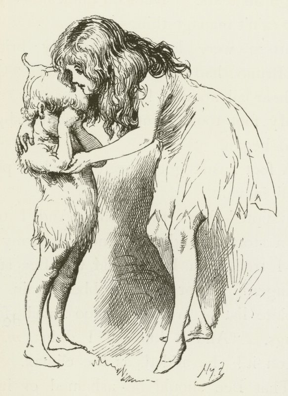 Ilustración para Sylvie y Bruno de Lewis Carroll de Harry Furniss