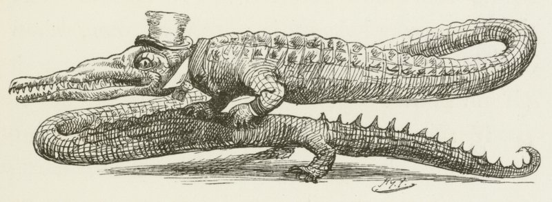 Ilustración para Sylvie y Bruno de Lewis Carroll de Harry Furniss