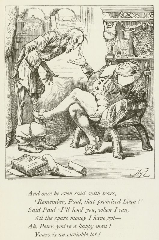 Ilustración para Sylvie y Bruno de Lewis Carroll de Harry Furniss