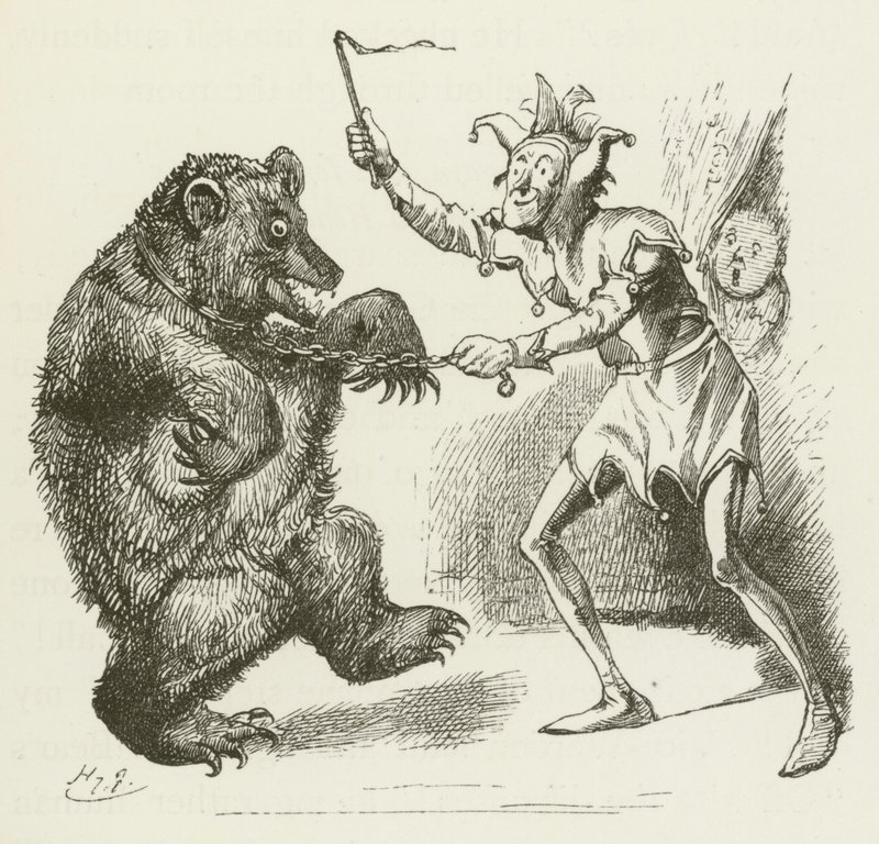 Ilustración para Sylvie y Bruno de Lewis Carroll de Harry Furniss