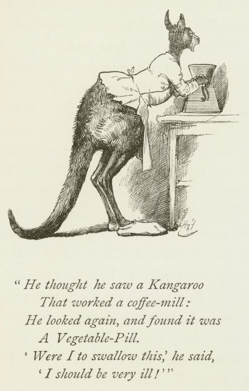 Ilustración para Sylvie y Bruno de Lewis Carroll de Harry Furniss