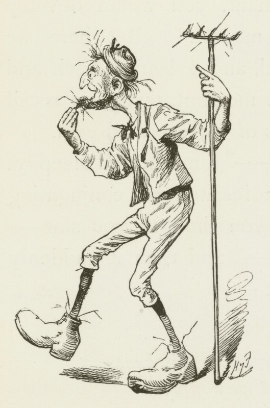 Ilustración para Sylvie y Bruno de Lewis Carroll de Harry Furniss