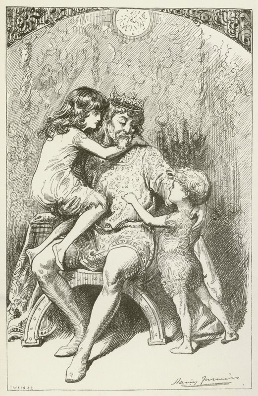 Ilustración para Sylvie y Bruno de Lewis Carroll de Harry Furniss