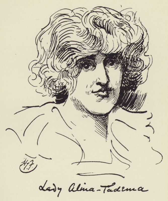 Lady Alma Tadema de Harry Furniss
