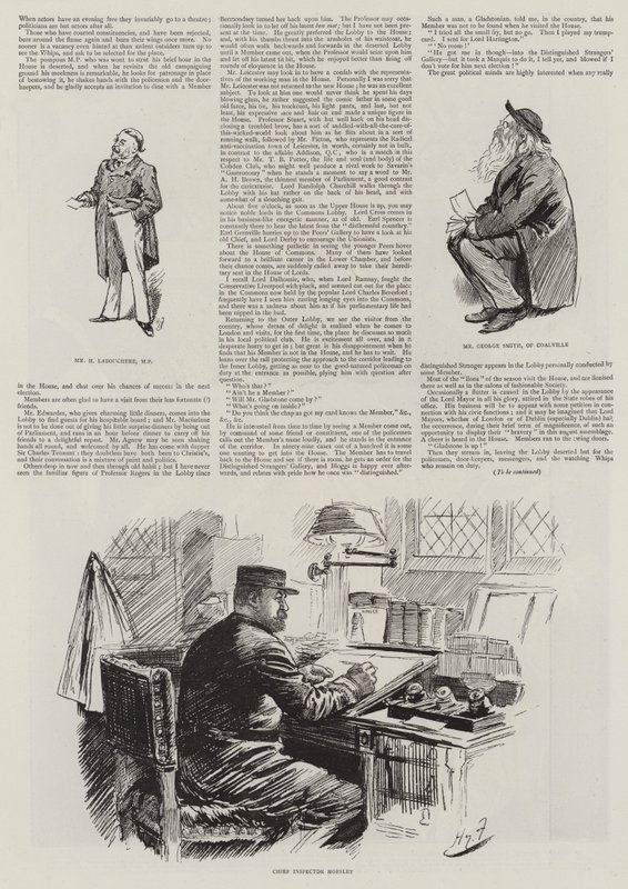 Vida en el Parlamento, Extraños en la Casa de Harry Furniss