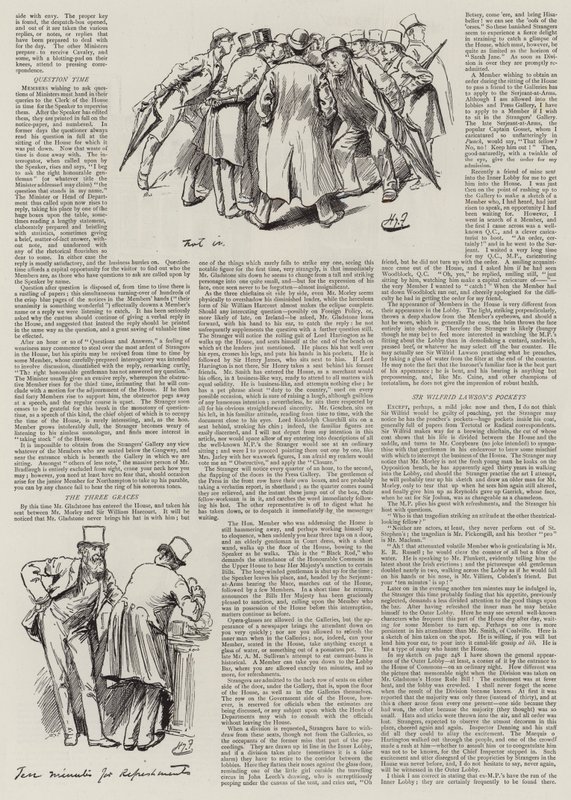 Vida en el Parlamento, Extraños en la Casa de Harry Furniss