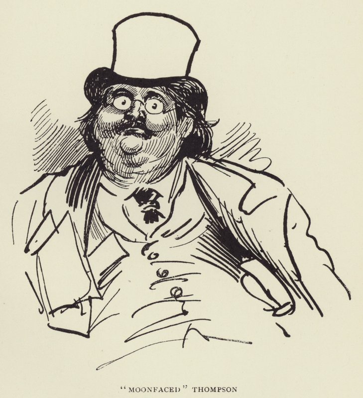 Moonfaced Thompson de Harry Furniss