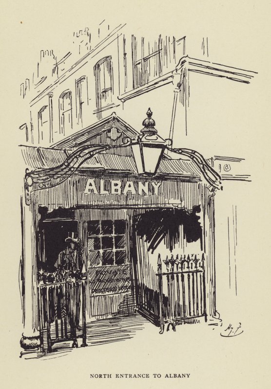 Entrada norte a Albany de Harry Furniss