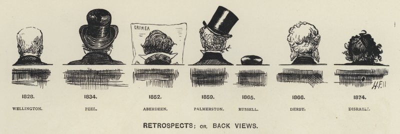 Retrospectivas, o vistas traseras de los principales políticos del siglo XIX de Harry Furniss