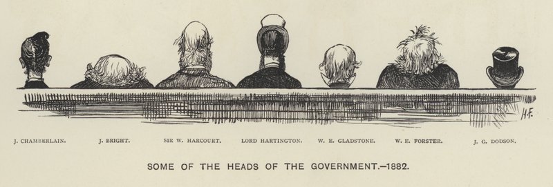 Algunas de las Cabezas del Gobierno de Harry Furniss