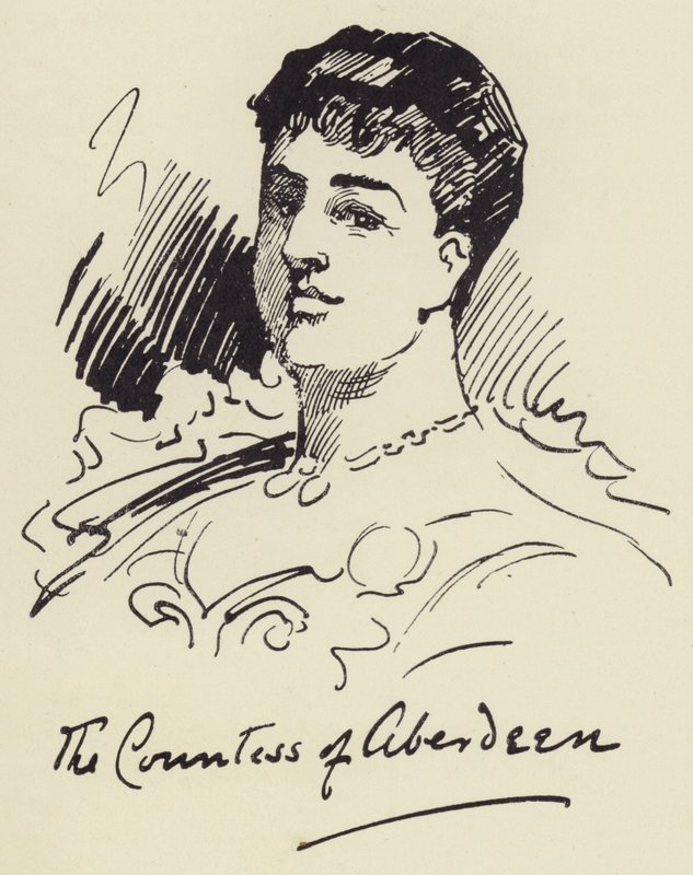 La Condesa de Aberdeen de Harry Furniss