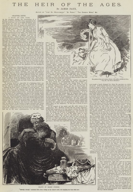 El heredero de las edades, por James Payn de Harry Furniss
