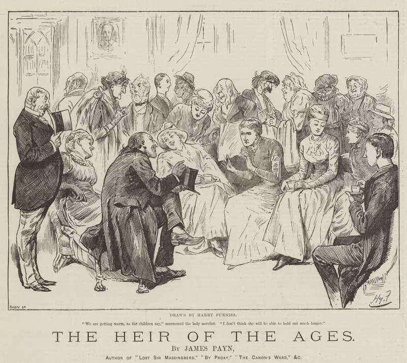 El heredero de las edades, por James Payn de Harry Furniss