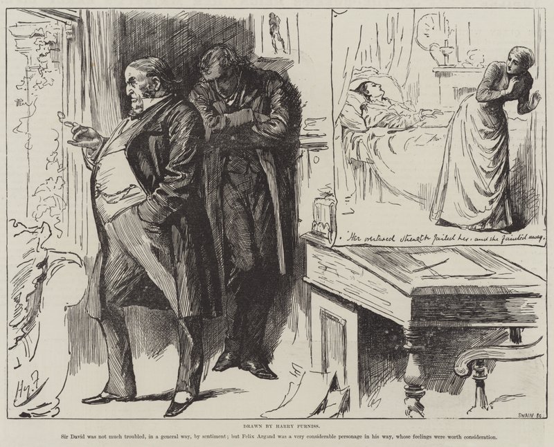 El heredero de las edades, por James Payn de Harry Furniss