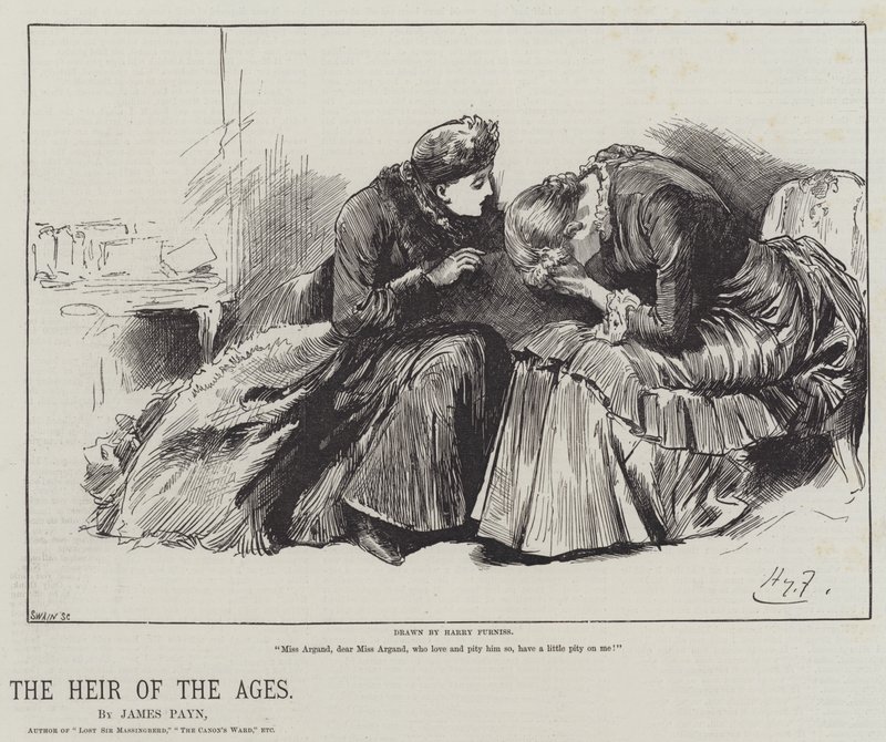 El heredero de las edades, por James Payn de Harry Furniss