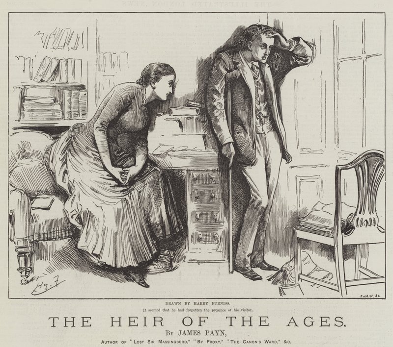 El heredero de las edades, por James Payn de Harry Furniss