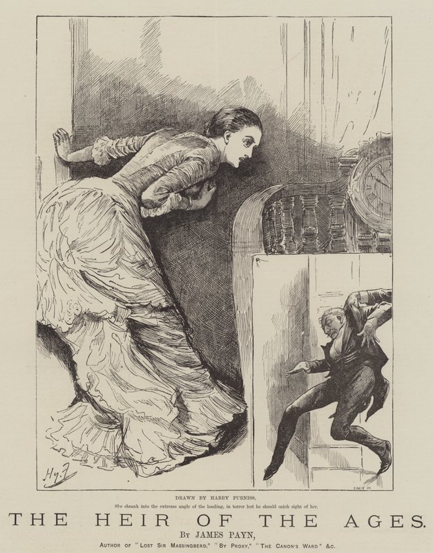 El heredero de las edades, por James Payn de Harry Furniss