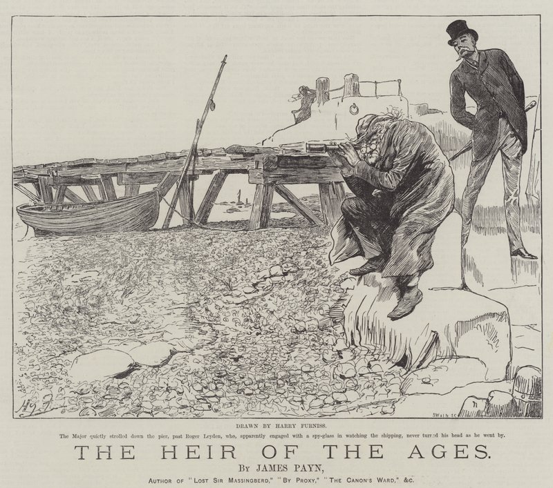 El heredero de las edades, por James Payn de Harry Furniss