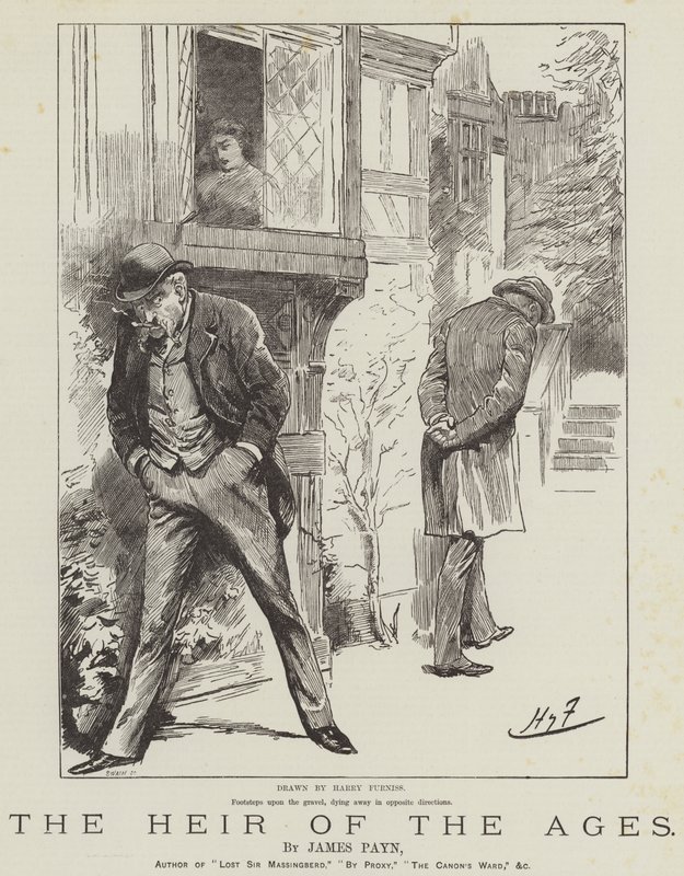 El heredero de las edades, por James Payn de Harry Furniss