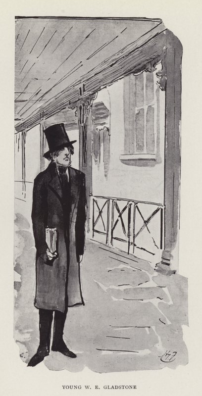 Joven W E Gladstone de Harry Furniss