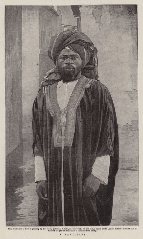 Un zanzibarí de Harry Hamilton Johnston