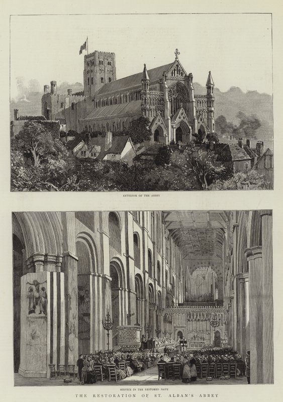 La restauración de la Abadía de St Albans de Harry Hine