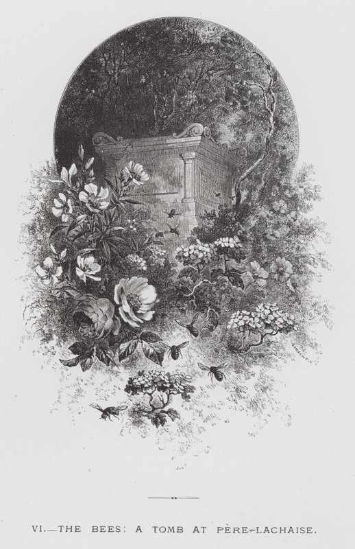 El insecto: Las abejas, una tumba en Père-Lachaise de Hector Giacomelli