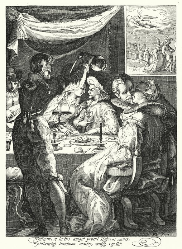 Atardecer de Hendrik (after) Goltzius