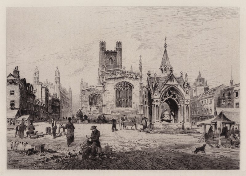 Cambridge: Market Hill de Henri (after) Toussaint
