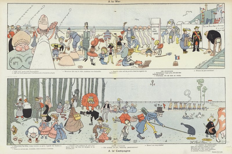 Ilustración para Le Rire de Henri Avelot