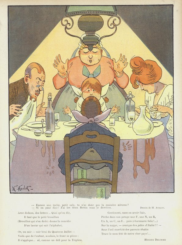 Ilustración para Le Rire de Henri Avelot